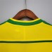 Brazil 1998 World Cup Home Yellow Soccer Jersey